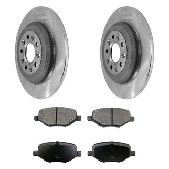 DuraGo® - Premium™ Plain Rear Brake Kit with Semi-Metallic Pads