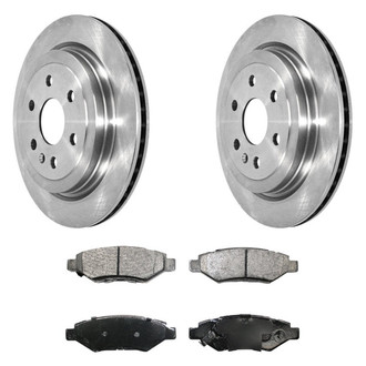 DuraGo® - Plain Rear Brake Kit with Ceramic Pads