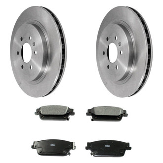 DuraGo® - Plain Rear Brake Kit with Ceramic Pads