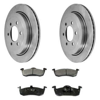 DuraGo® - Plain Rear Brake Kit with Ceramic Pads
