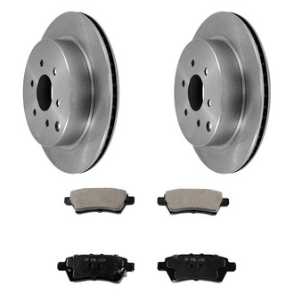 DuraGo® - Plain Rear Brake Kit with Ceramic Pads