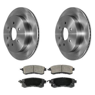 DuraGo® - Plain Rear Brake Kit with Ceramic Pads