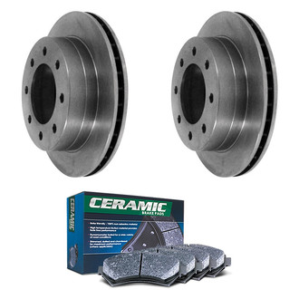 DuraGo® - Plain Rear Brake Kit with Ceramic Pads