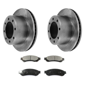 DuraGo® - Premium™ Plain Rear Brake Kit with Semi-Metallic Pads