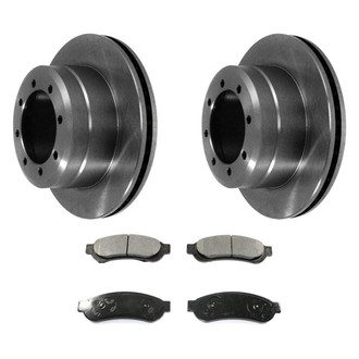 DuraGo® - Premium™ Plain Rear Brake Kit with Semi-Metallic Pads
