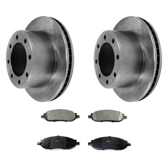 DuraGo® - Premium™ Plain Rear Brake Kit with Semi-Metallic Pads