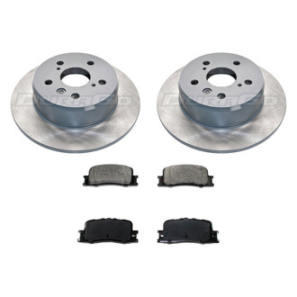DuraGo® - Titanium Series Plain Rear Brake Kit with Ceramic Pads