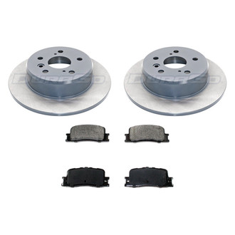 DuraGo® - Titanium Series Plain Rear Brake Kit with Ceramic Pads