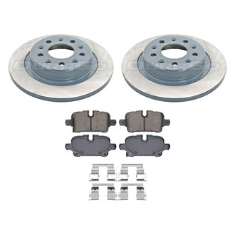 DuraGo® - Titanium Series Plain Rear Brake Kit with Ceramic Pads