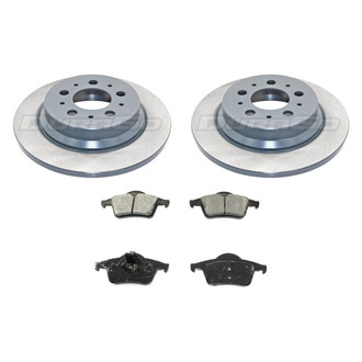 DuraGo® - Titanium Series Plain Rear Brake Kit with Ceramic Pads