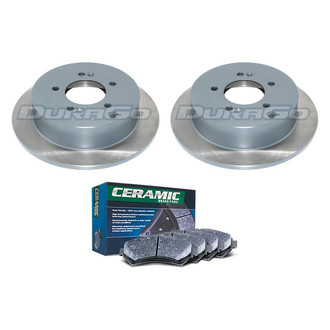 DuraGo® - Titanium Series Plain Rear Brake Kit with Ceramic Pads