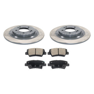DuraGo® - Titanium Series Plain Rear Brake Kit with Ceramic Pads