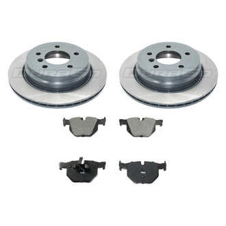 DuraGo® - Titanium Series Plain Rear Brake Kit with Ceramic Pads
