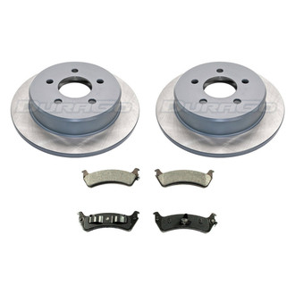DuraGo® - Titanium Series Plain Brake Kit with Ceramic Pads
