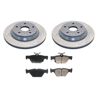 DuraGo® - Titanium Series Plain Rear Brake Kit with Ceramic Pads