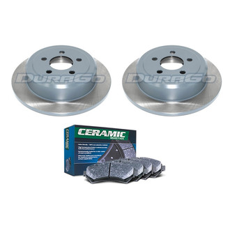 DuraGo® - Titanium Series Plain Rear Brake Kit with Ceramic Pads