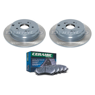DuraGo® - Titanium Series Plain Rear Brake Kit with Ceramic Pads