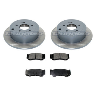 DuraGo® - Titanium Series Plain Rear Brake Kit with Ceramic Pads