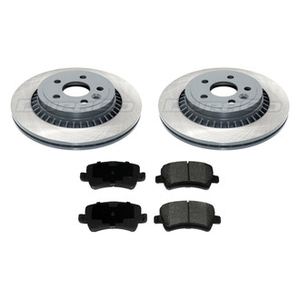 DuraGo® - Titanium Series Plain Rear Brake Kit with Ceramic Pads