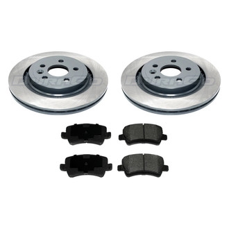 DuraGo® - Titanium Series Plain Rear Brake Kit with Ceramic Pads