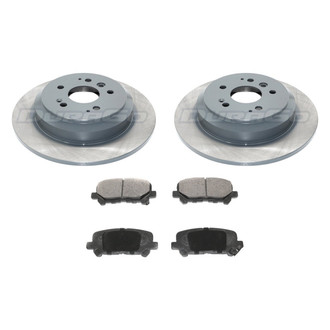 DuraGo® - Titanium Series Plain Rear Brake Kit with Ceramic Pads