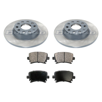 DuraGo® - Titanium Series Plain Rear Brake Kit with Ceramic Pads