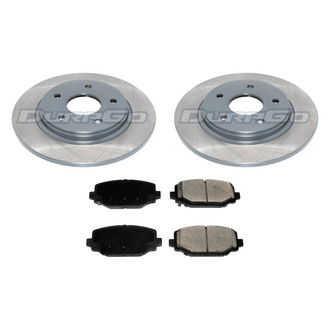 DuraGo® - Titanium Series Plain Rear Brake Kit with Ceramic Pads