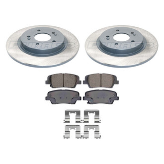 DuraGo® - Titanium Series Plain Rear Brake Kit with Ceramic Pads