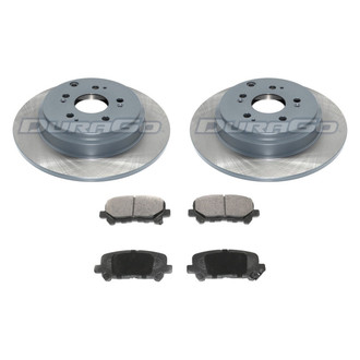 DuraGo® - Titanium Series Plain Rear Brake Kit with Ceramic Pads