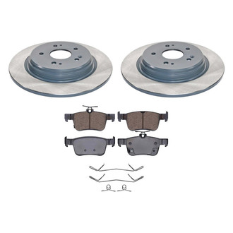 DuraGo® - Titanium Series Plain Rear Brake Kit with Ceramic Pads