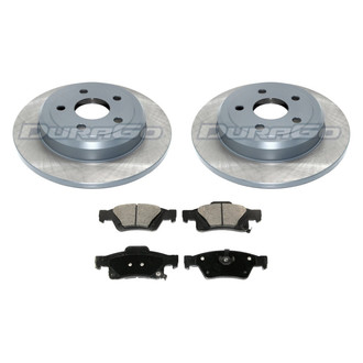 DuraGo® - Titanium Series Plain Rear Brake Kit with Ceramic Pads