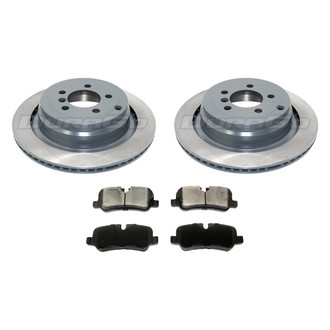 DuraGo® - Titanium Series Plain Rear Brake Kit with Ceramic Pads