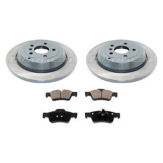 DuraGo® - Titanium Series Plain Rear Brake Kit with Ceramic Pads