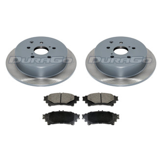DuraGo® - Titanium Series Plain Rear Brake Kit with Ceramic Pads