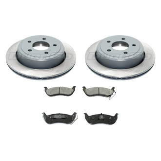 DuraGo® - Titanium Series Plain Rear Brake Kit with Ceramic Pads