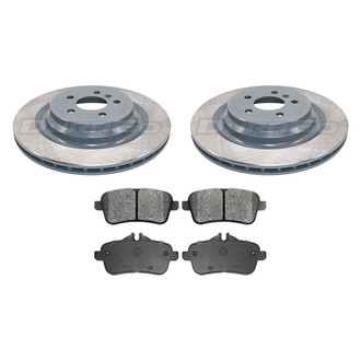 DuraGo® - Titanium Series Plain Rear Brake Kit with Ceramic Pads