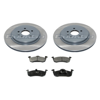 DuraGo® - Titanium Series Plain Rear Brake Kit with Ceramic Pads