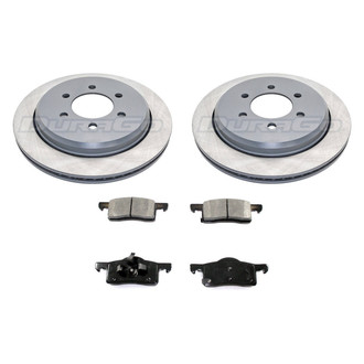 DuraGo® - Titanium Series Plain Rear Brake Kit with Ceramic Pads
