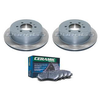 DuraGo® - Titanium Series Plain Rear Brake Kit with Ceramic Pads