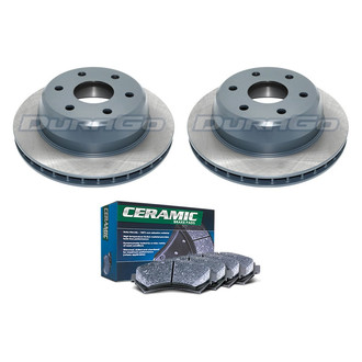 DuraGo® - Titanium Series Plain Rear Brake Kit with Ceramic Pads