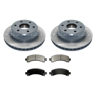 DuraGo® - Titanium Series Plain Rear Brake Kit with Ceramic Pads