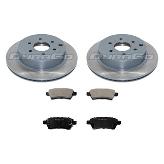 DuraGo® - Titanium Series Plain Rear Brake Kit with Ceramic Pads