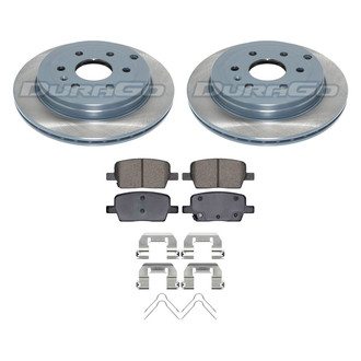 DuraGo® - Titanium Series Plain Rear Brake Kit with Ceramic Pads