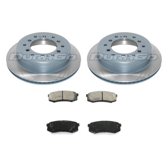 DuraGo® - Titanium Series Plain Rear Brake Kit with Ceramic Pads