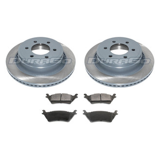 DuraGo® - Titanium Series Plain Rear Brake Kit with Ceramic Pads