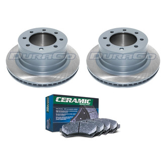 DuraGo® - Titanium Series Plain Rear Brake Kit with Ceramic Pads