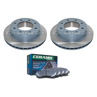 DuraGo® - Titanium Series Plain Rear Brake Kit with Ceramic Pads