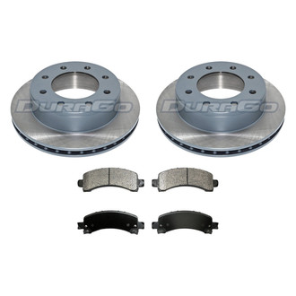 DuraGo® - Titanium Series Plain Rear Brake Kit with Ceramic Pads