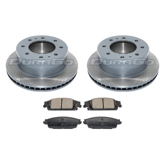 DuraGo® - Titanium Series Plain Rear Brake Kit with Ceramic Pads