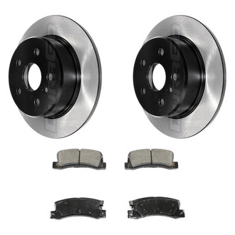 DuraGo® - Electrophoretic Coated Plain Brake Kit with Ceramic Pads